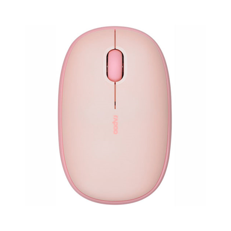 rapoo MOUSE WIRELESS RAPOO M650 PINK (BLUETOOTH / SILENT) — product image 1