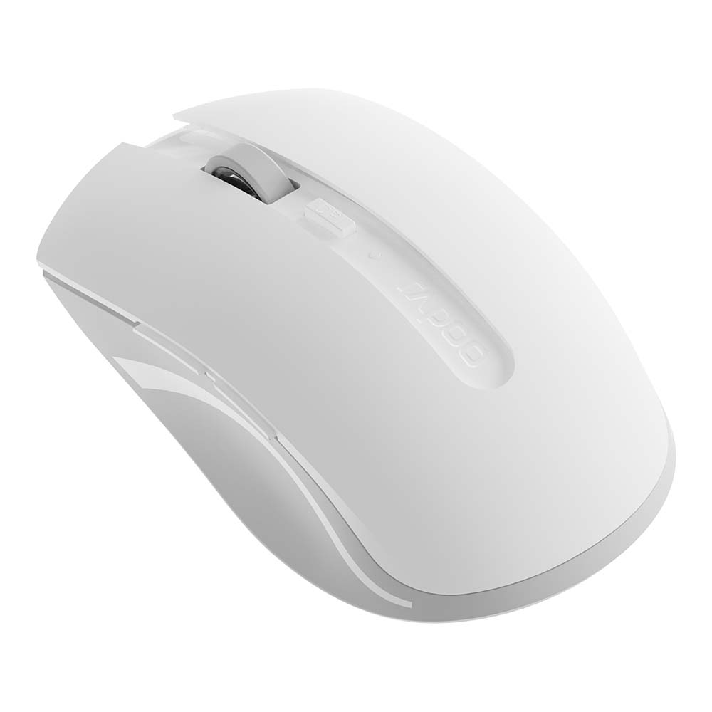 MOUSE WIRELESS RAPOO M350 WHITE (BLUETOOTH) thumbnail 3