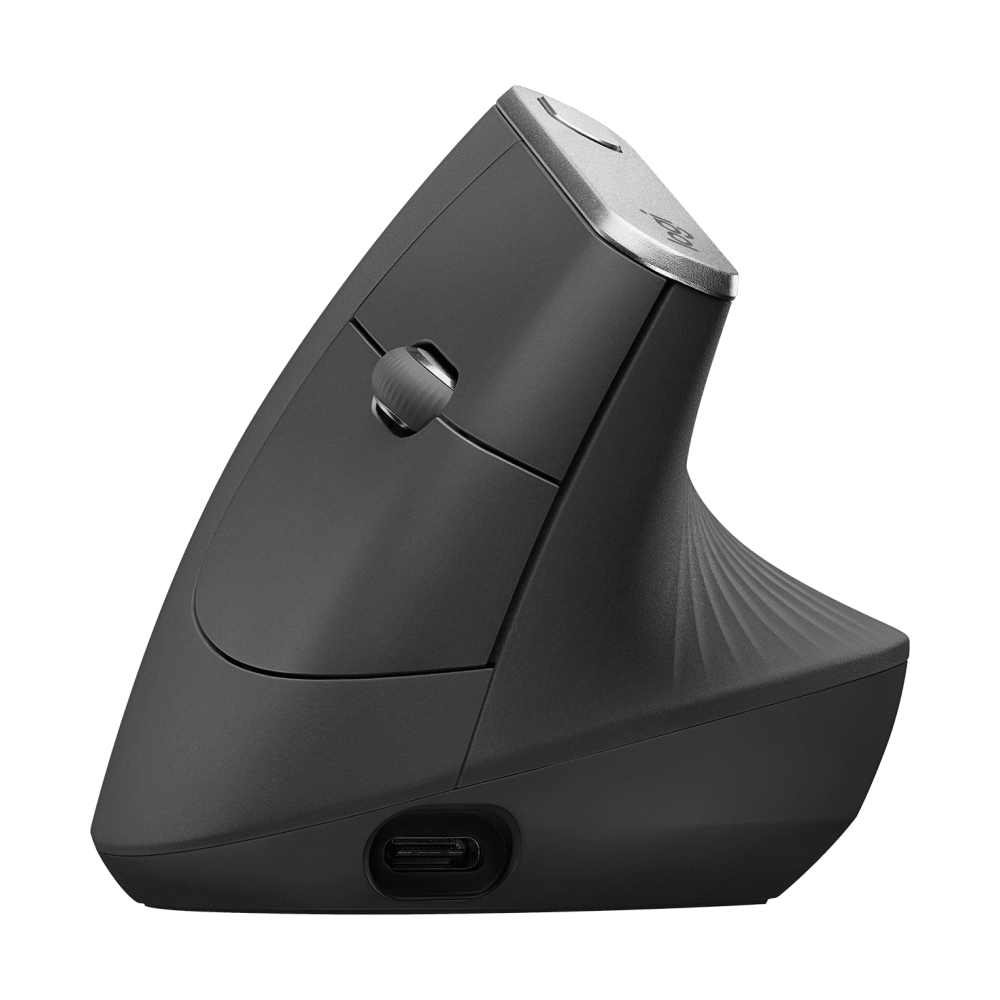 MOUSE WIRELESS LOGITECH MX VERTICAL ADVANCED GRAPHITE (BLUETOOTH) thumbnail 4