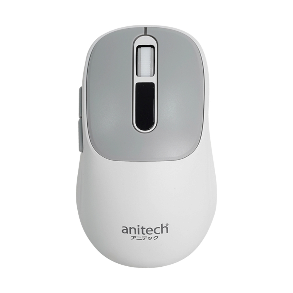 MOUSE WIRELESS ANITECH W242 WHITE (BLUETOOTH / SILENT) thumbnail 3