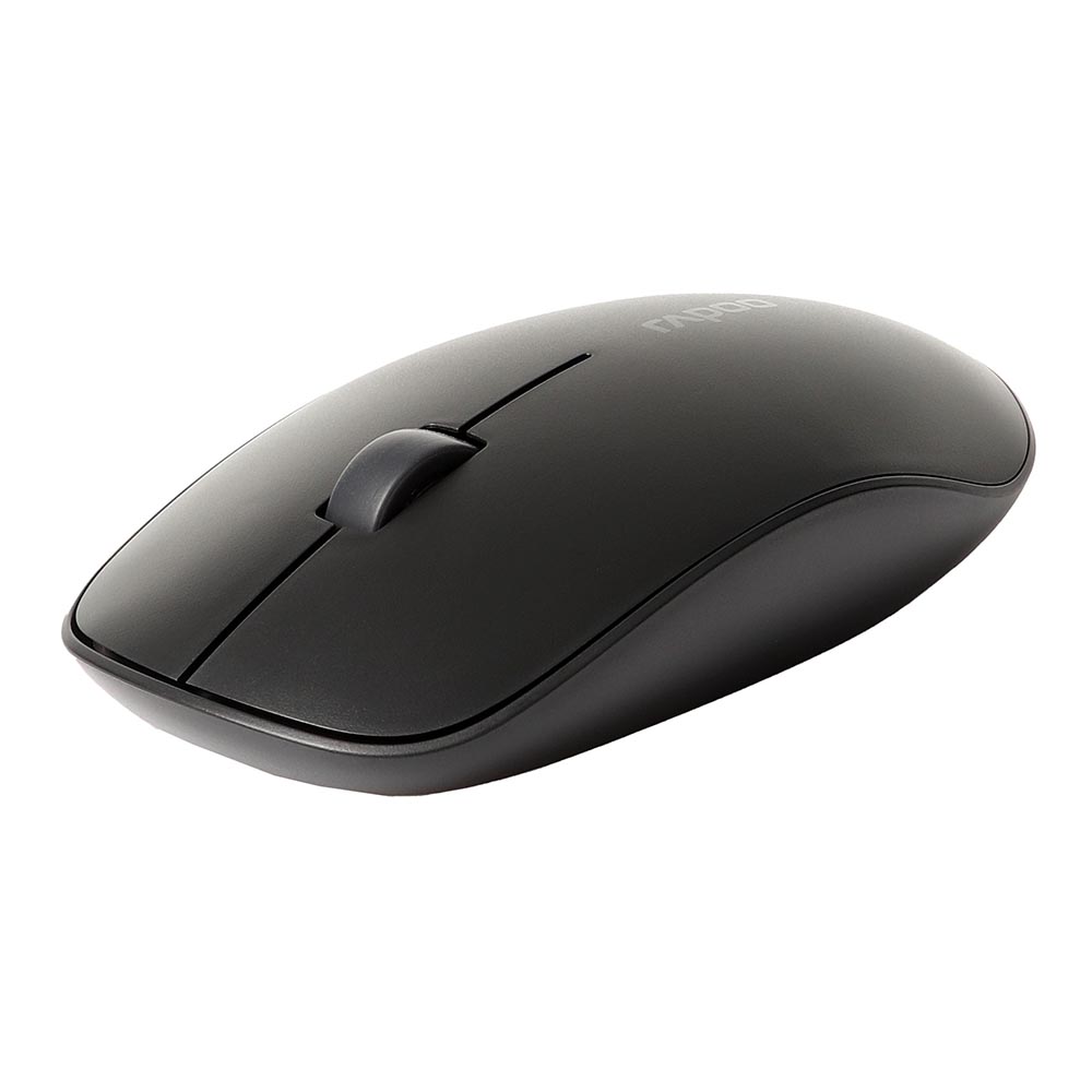 MOUSE WIRELESS RAPOO M200 BLACK (BLUETOOTH / SILENT) thumbnail 2