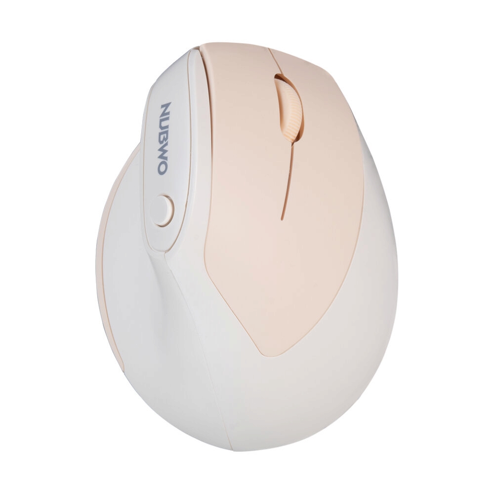 MOUSE WIRELESS NUBWO ERGONOMIC NMD04 CREAM thumbnail 2