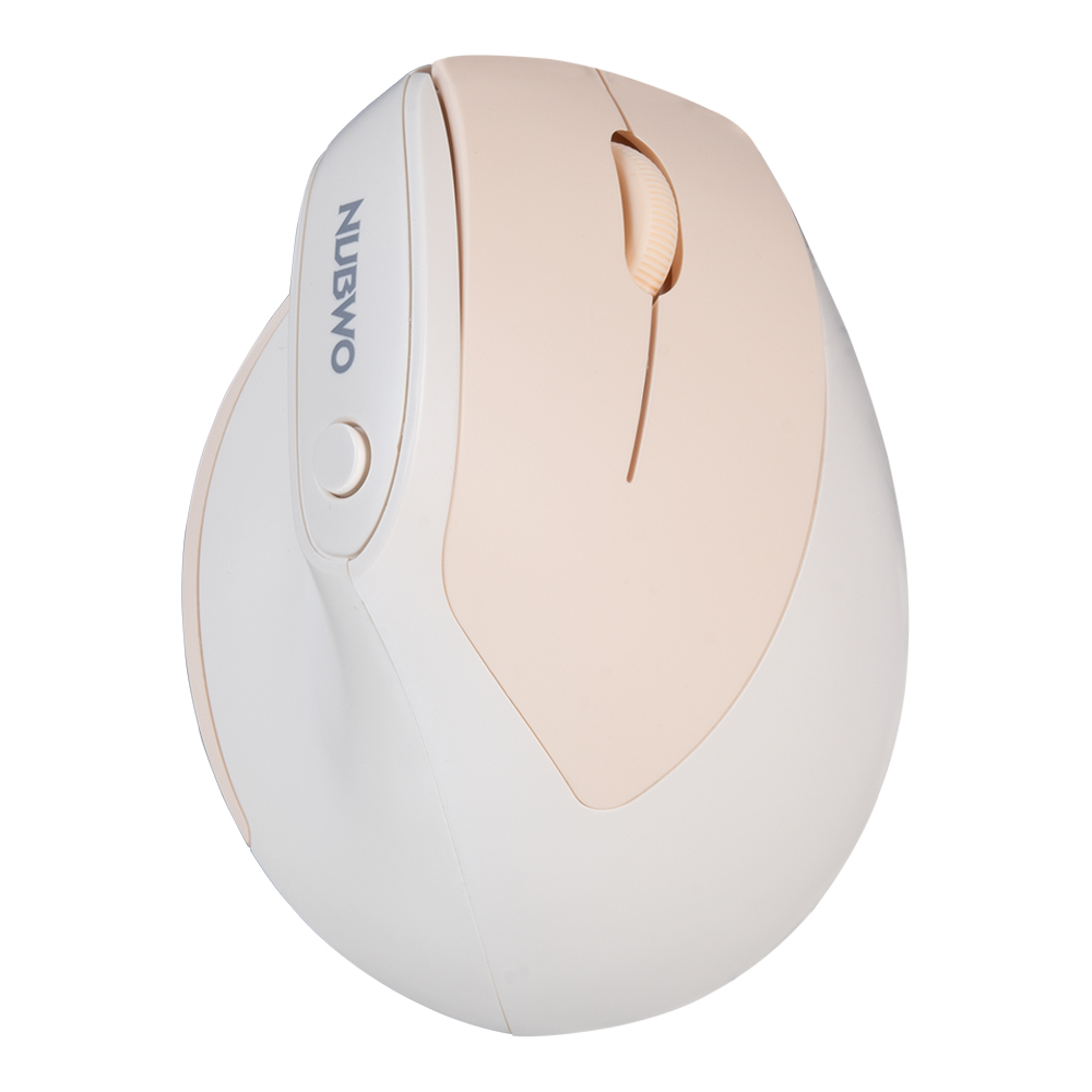 nubwo MOUSE WIRELESS NUBWO ERGONOMIC NMD04 CREAM — product image 1