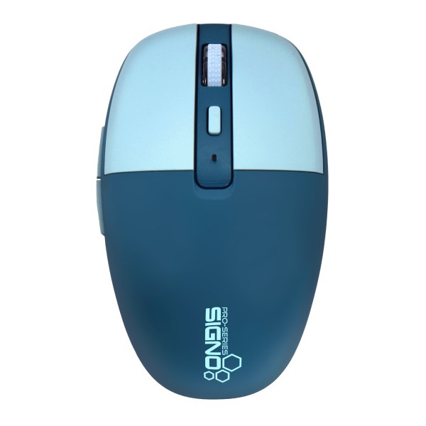 signo MOUSE WIRELESS SIGNO BM193 BLUE (BLUETOOTH / SILENT) — product image 1