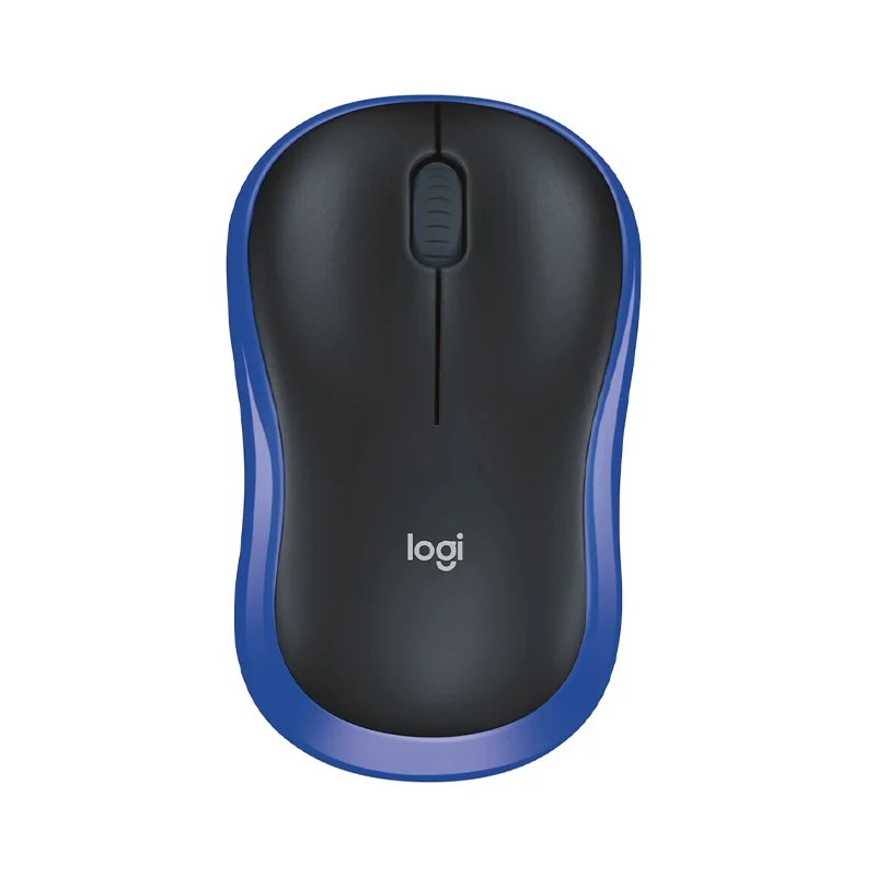 logitech MOUSE WIRELESS LOGITECH M185BL BLACK BLUE — product image 1