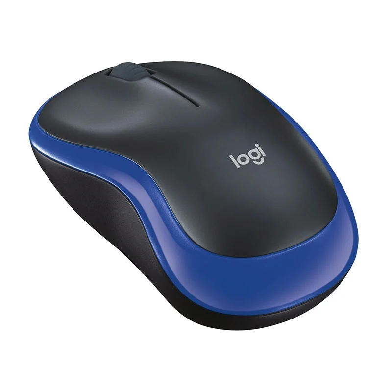 MOUSE WIRELESS LOGITECH M185BL BLACK BLUE thumbnail 2