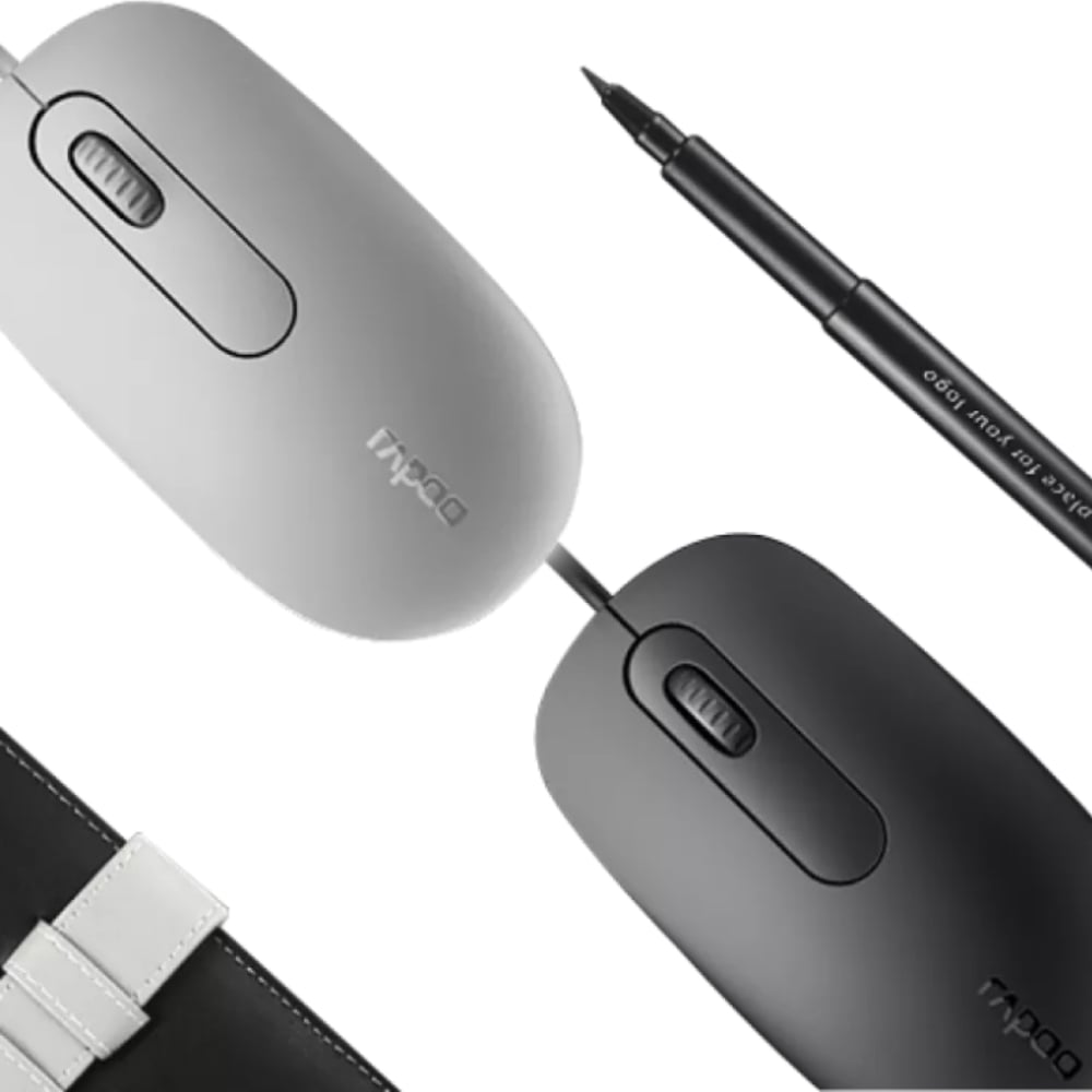 MOUSE RAPOO N200 BLACK thumbnail 2