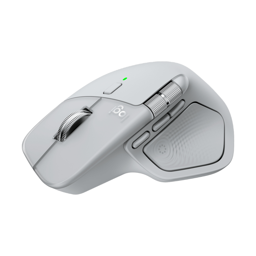 MOUSE WIRELESS LOGITECH MX MASTER 4 PALE GREY (BLUETOOTH) thumbnail 2