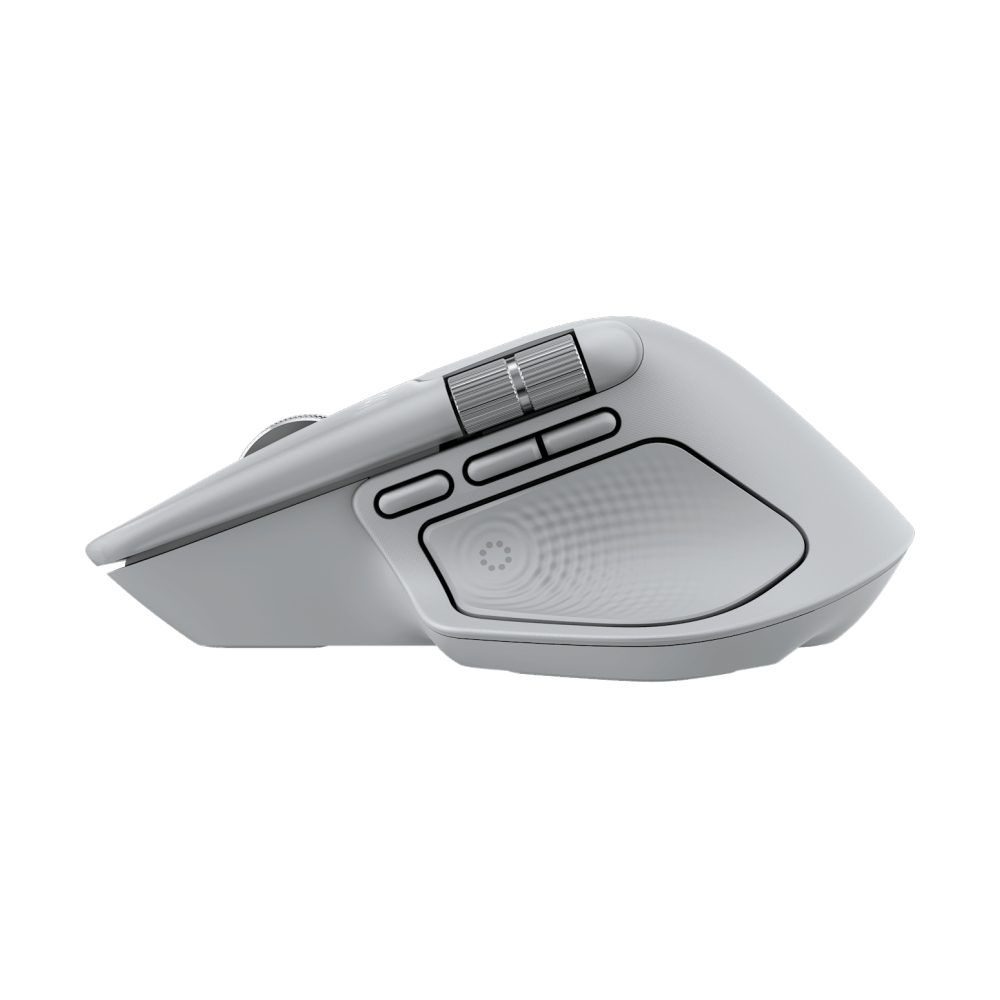 MOUSE WIRELESS LOGITECH MX MASTER 4 PALE GREY (BLUETOOTH) thumbnail 3