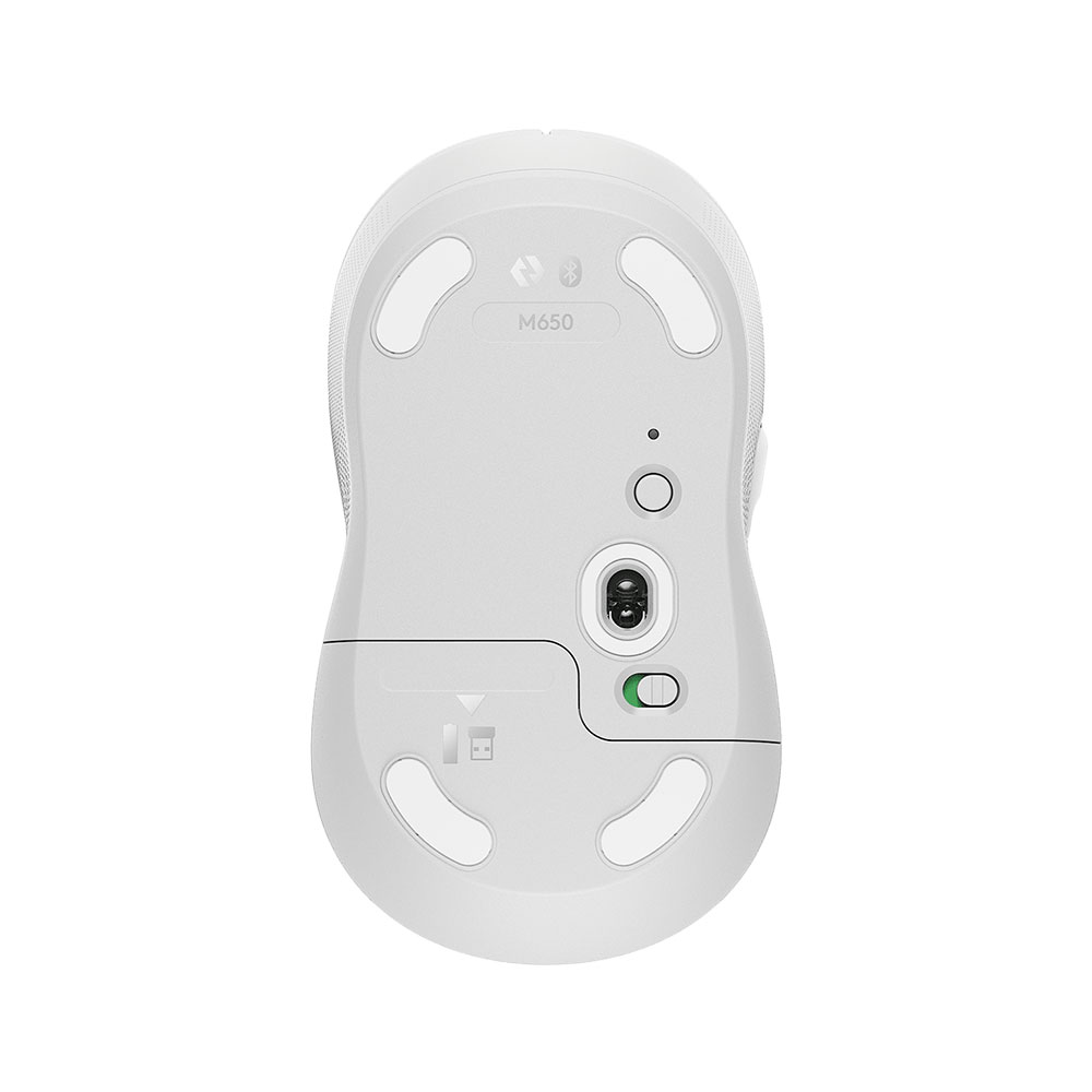MOUSE WIRELESS LOGITECH M650 WHITE (BLUETOOTH) thumbnail 3