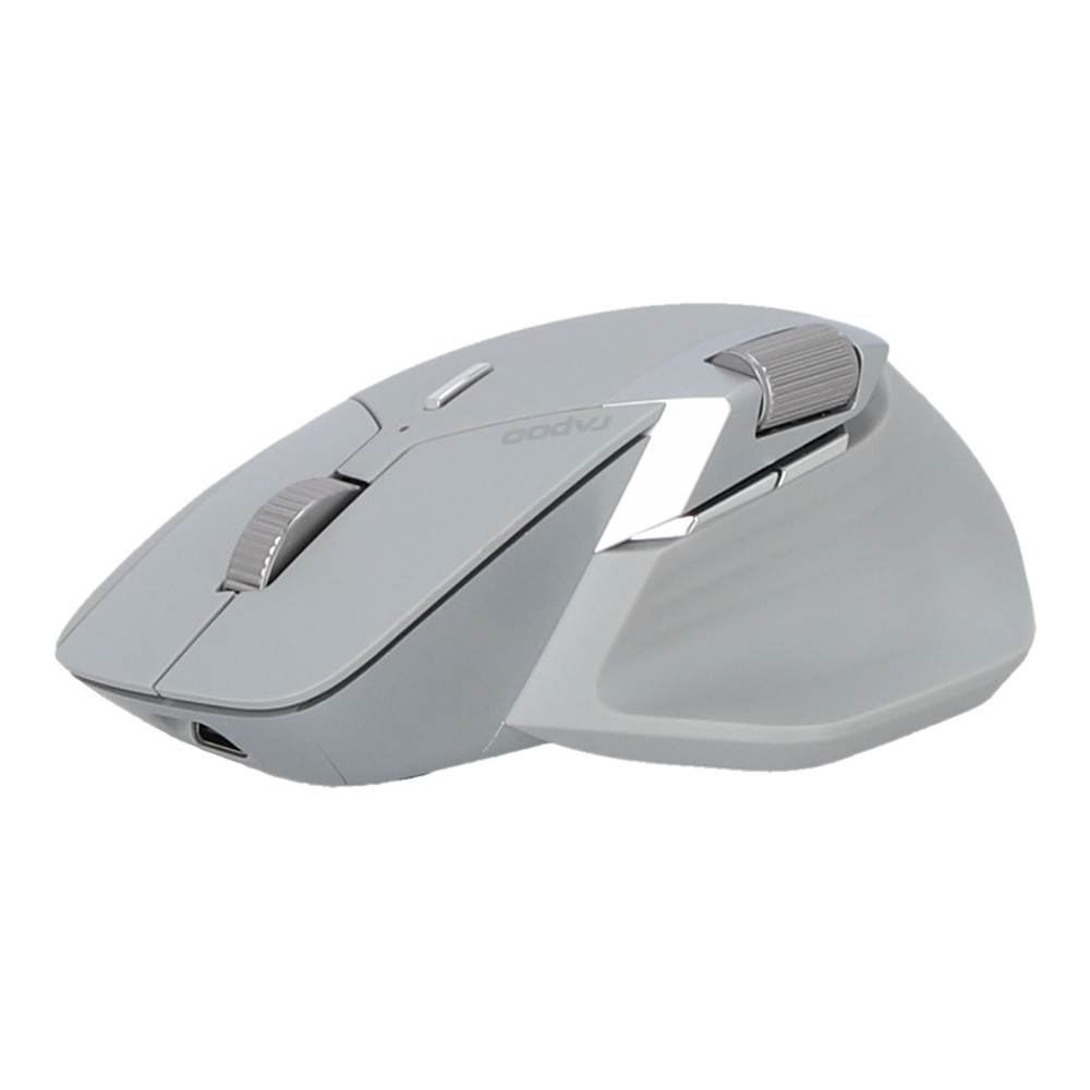 rapoo MOUSE WIRELESS RAPOO MT760L GREY WHITE (BLUETOOTH) — product image 1
