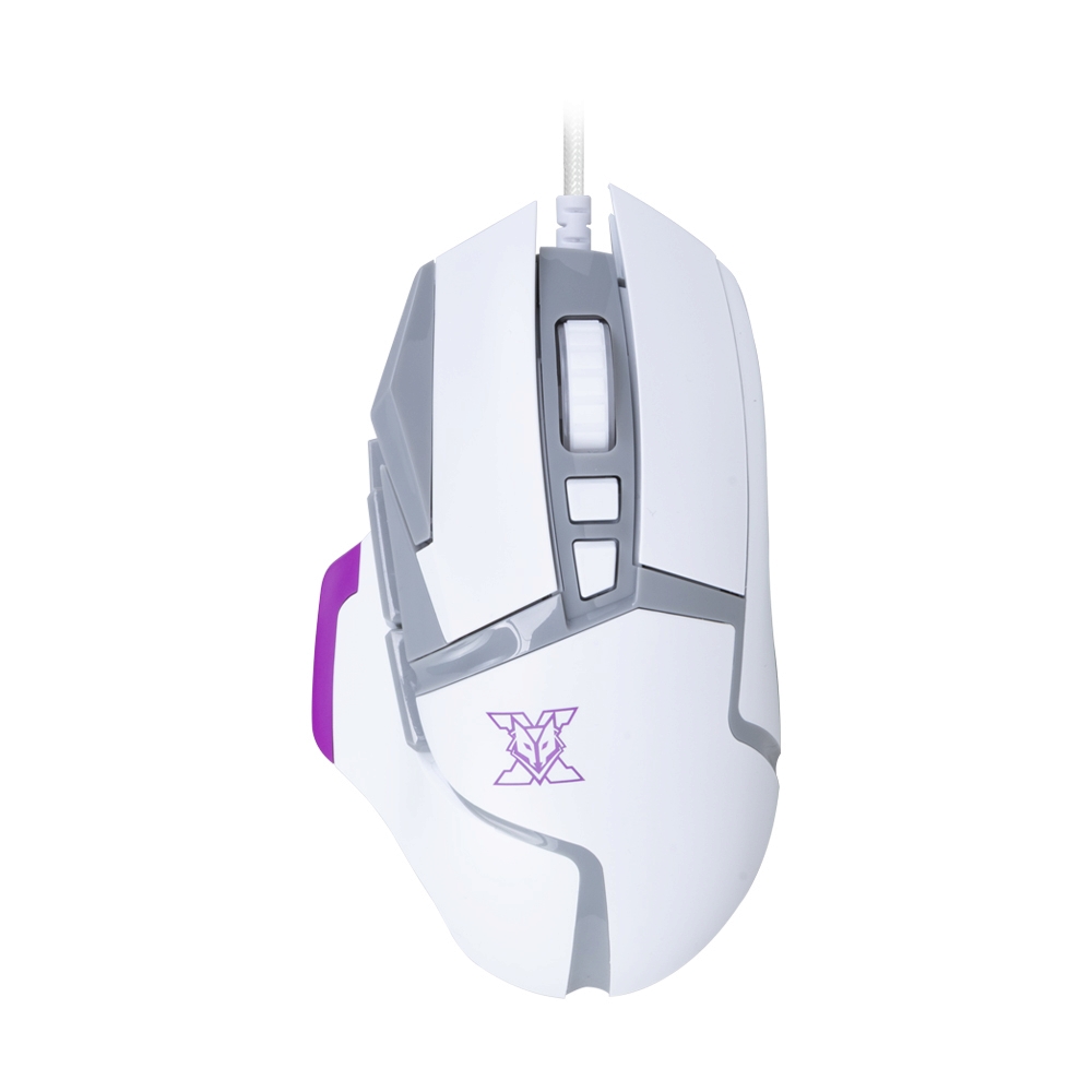 MOUSE NUBWO TITANUS X212 WHITE (เมาส์สาย) thumbnail 4