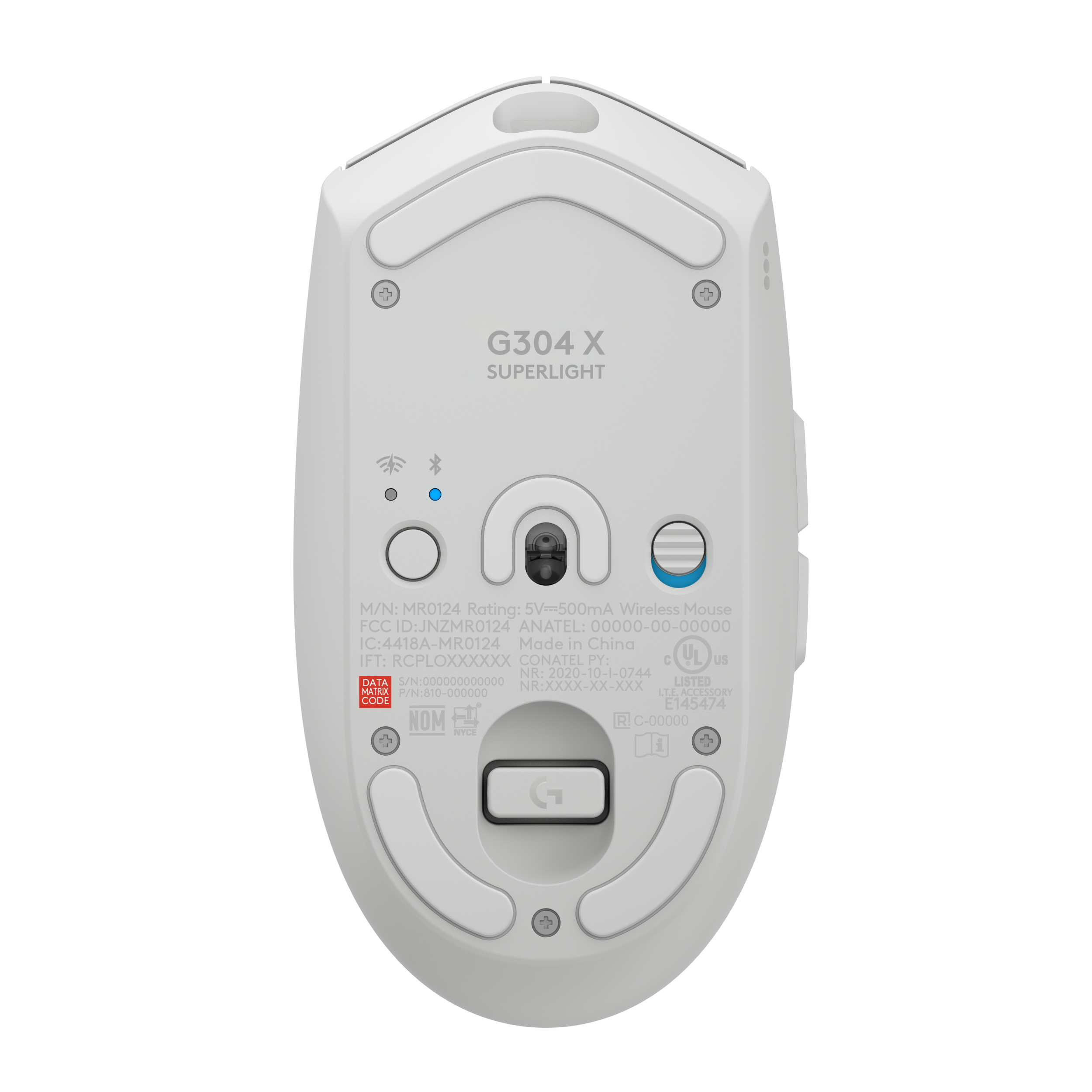 logitech MOUSE WIRELESS BLUETOOTH LOGITECH G304 X SUPERLIGHT WHITE (เมาส์ไร้สาย) — product image 1