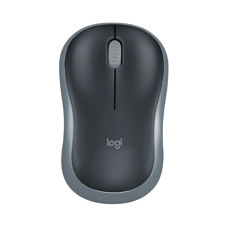 logitech MOUSE WIRELESS LOGITECH M185D BLACK GREY — product image 1