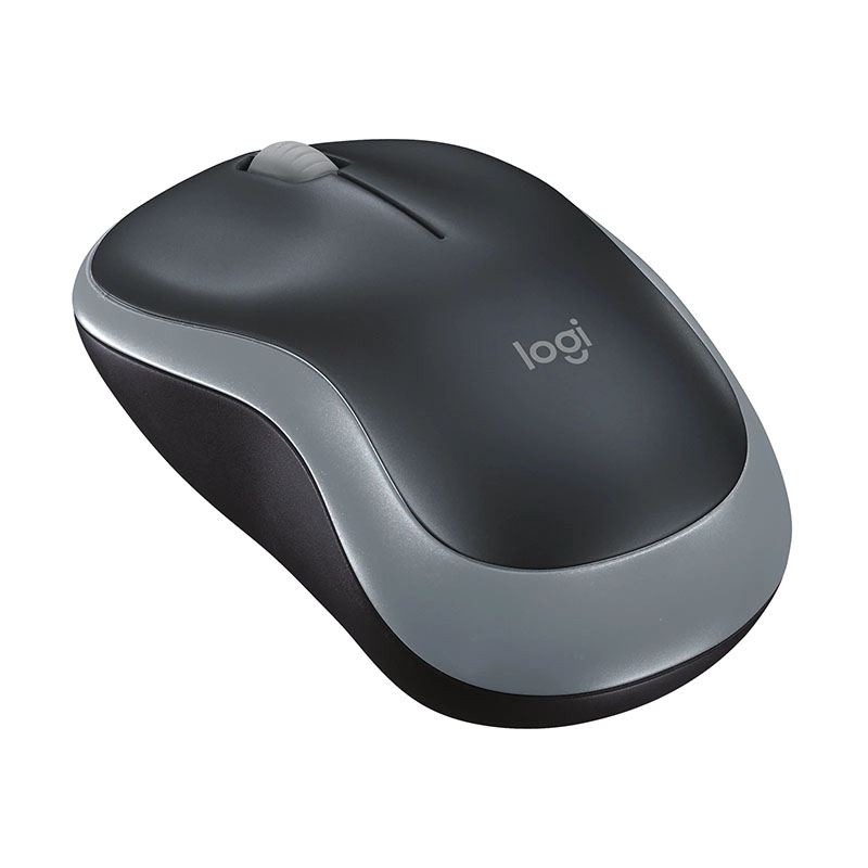 MOUSE WIRELESS LOGITECH M185D BLACK GREY thumbnail 2