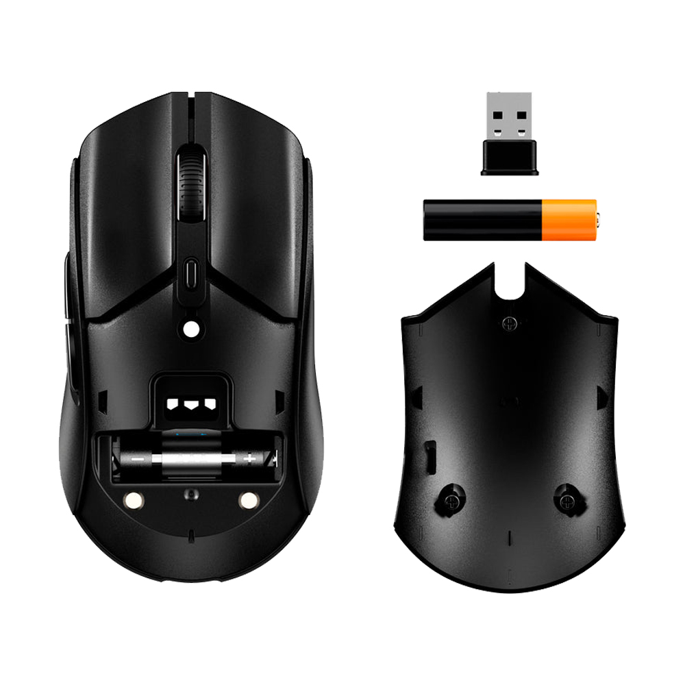 MOUSE WIRELESS BLUETOOTH HYPERX PULSEFIRE HASTE 2 CORE BLACK RED (เมาส์ไร้สาย) thumbnail 6