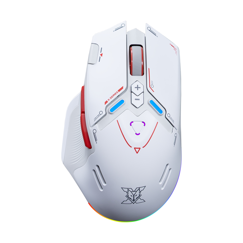 nubwo MOUSE WIRELESS BLUETOOTH NUBWO X210 VORTEX WHITE (เมาส์ไร้สาย) — product image 1