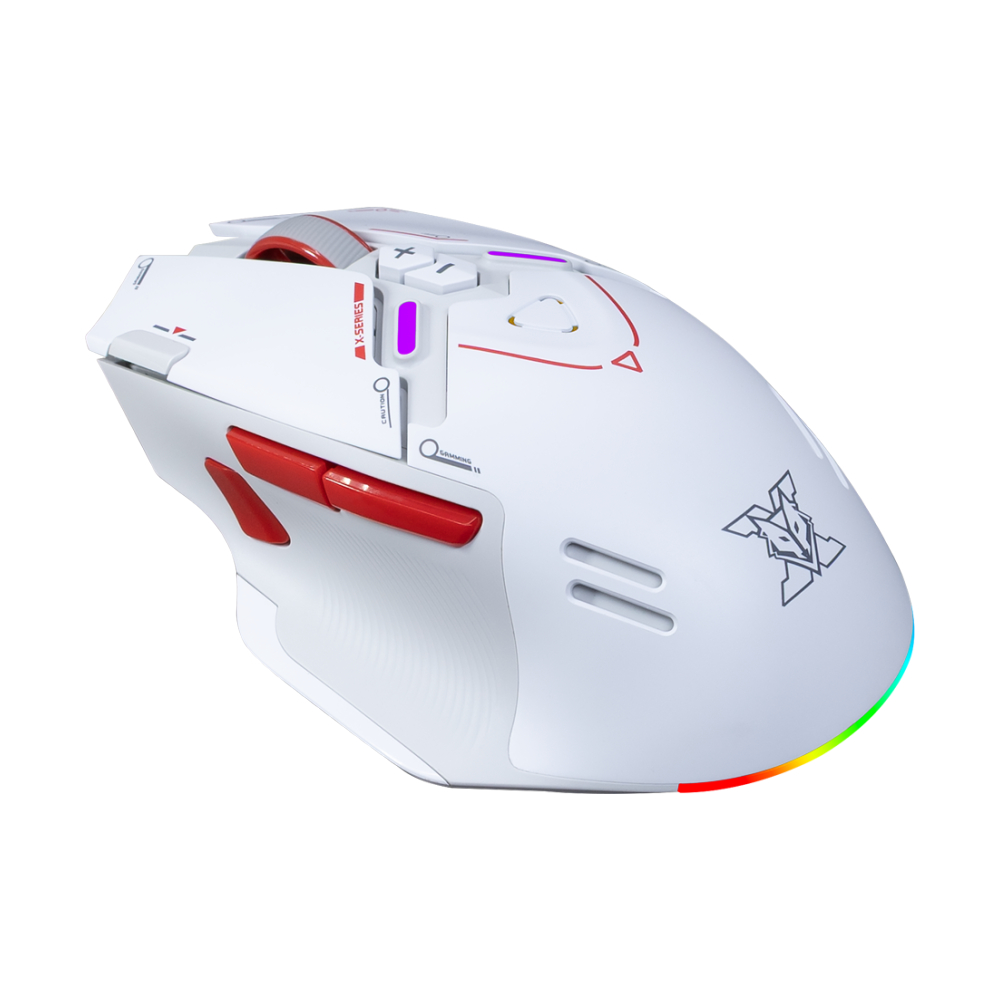 MOUSE WIRELESS BLUETOOTH NUBWO X210 VORTEX WHITE (เมาส์ไร้สาย) thumbnail 2