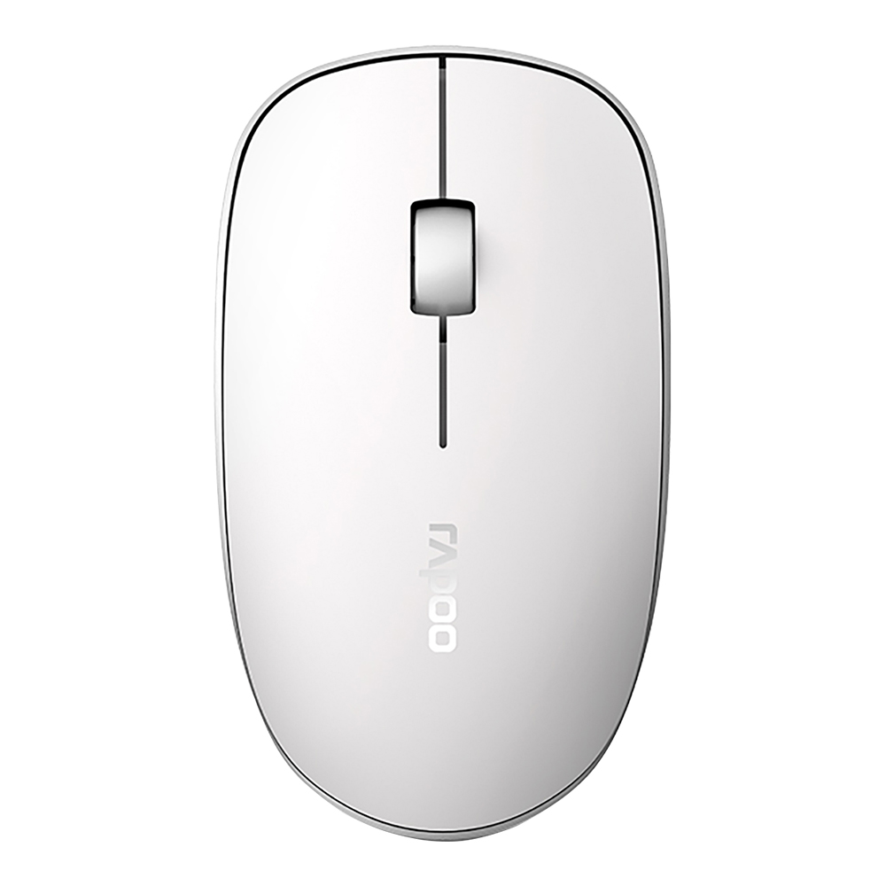 rapoo MOUSE WIRELESS RAPOO M200 WHITE (BLUETOOTH / SILENT) — product image 1