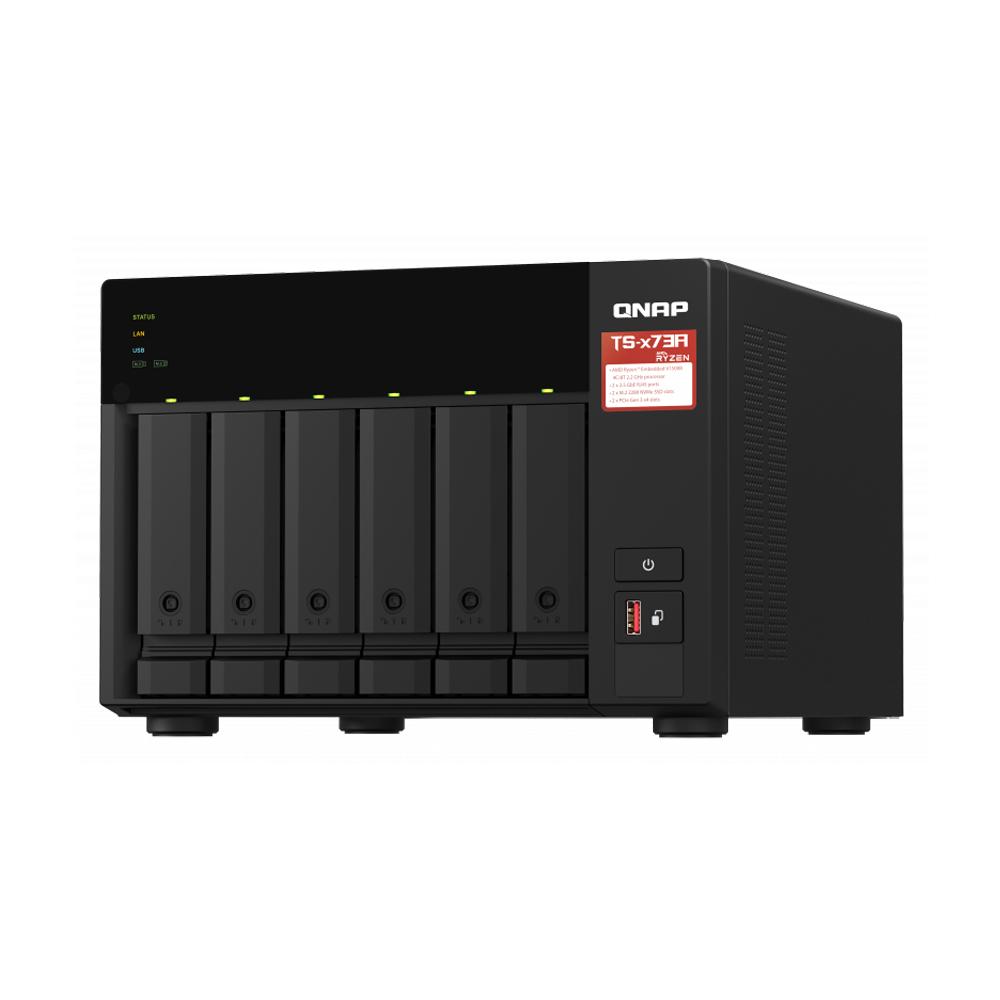 NAS QNAP (TS-673A-8G, Without HDD.) thumbnail 2