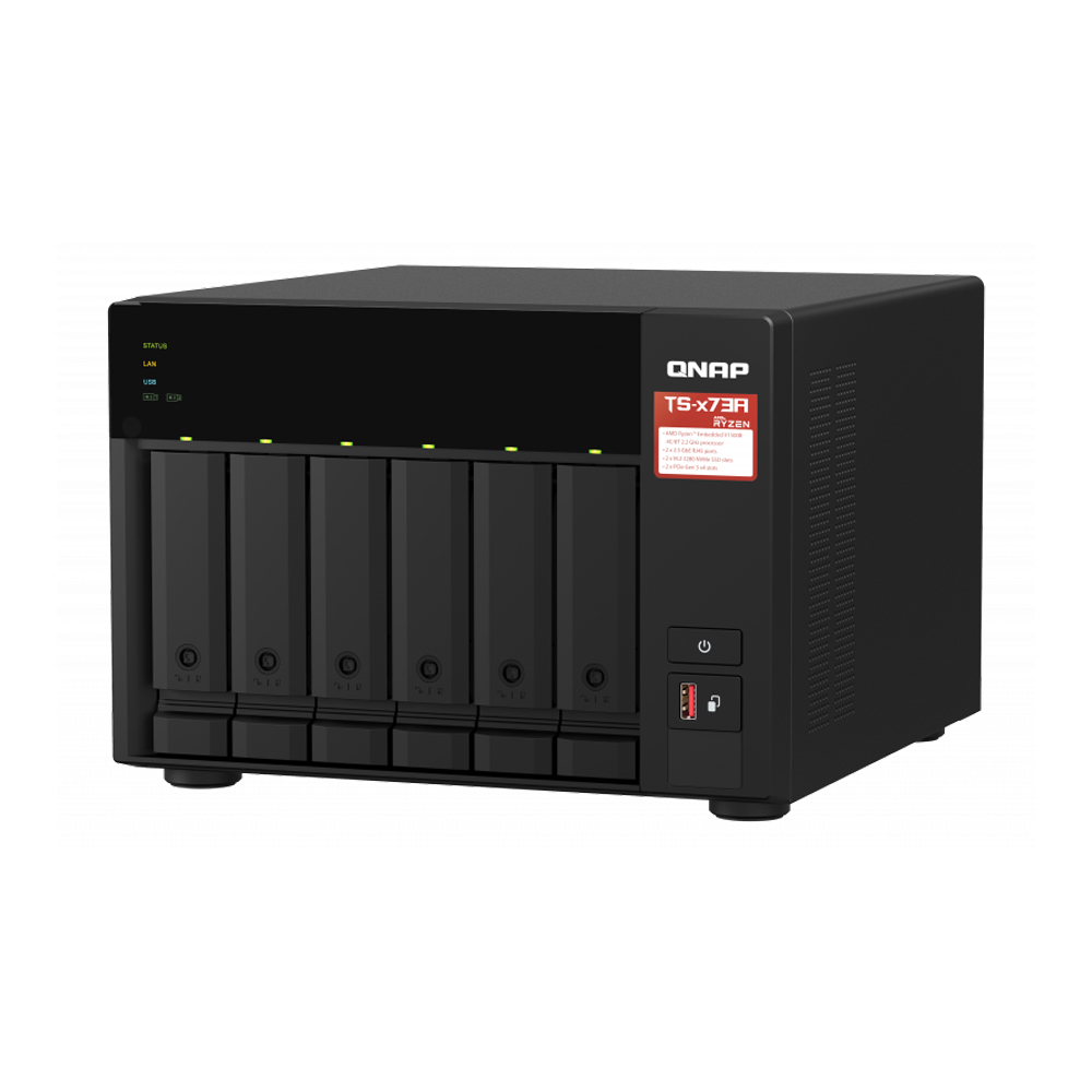 NAS QNAP (TS-673A-8G, Without HDD.) thumbnail 3