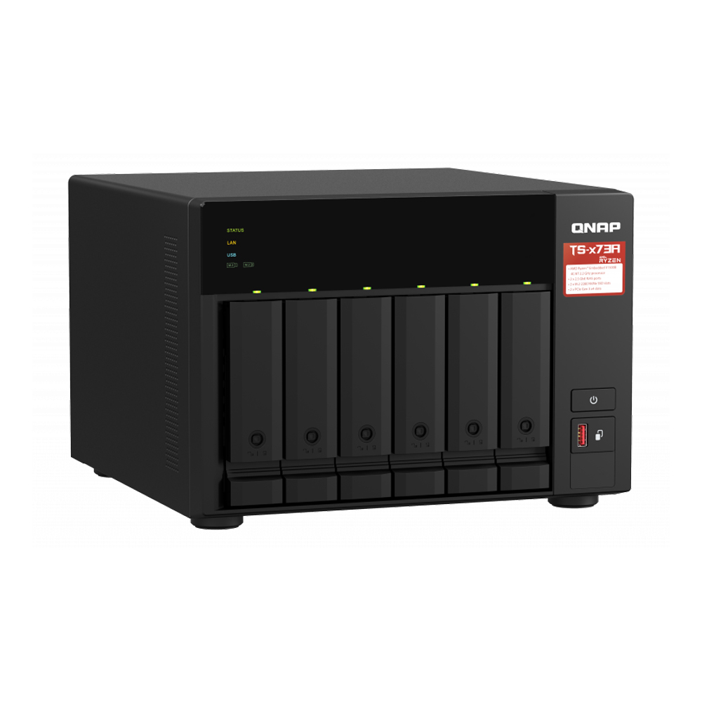 NAS QNAP (TS-673A-8G, Without HDD.) thumbnail 4