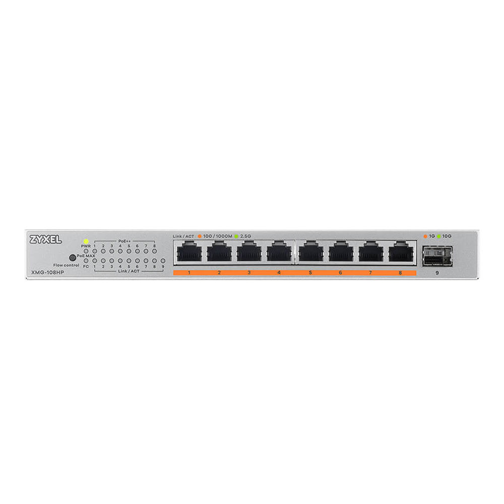 zyxel Gigabit Switching Hub ZYXEL (XMG-108HP) 8 Port (10) — product image 1