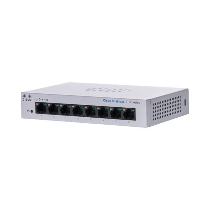 cisco Gigabit Switching Hub 8 Port CISCO CBS110-8T-D-EU (6") — product image 1