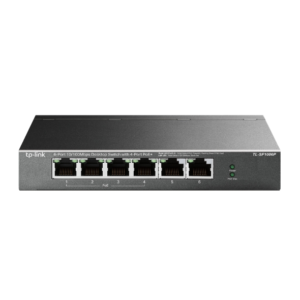 tp-link Switching Hub 6 Port TP-LINK TL-SF1006P (6'',4 PoE) — product image 1