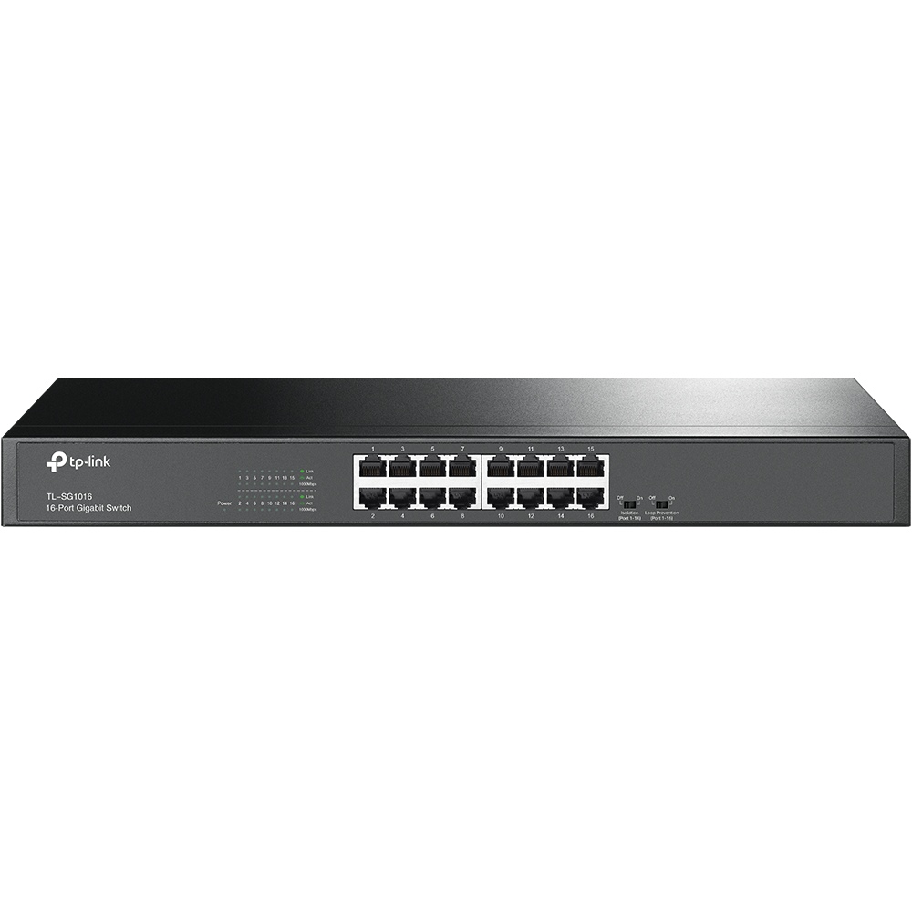 tp-link Gigabit Switching Hub 16 Port TP-LINK TL-SG1016 (17") — product image 1