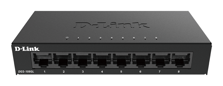 d-link Gigabit Switching Hub 8 Port D-LINK DGS-108GL (5") — product image 1