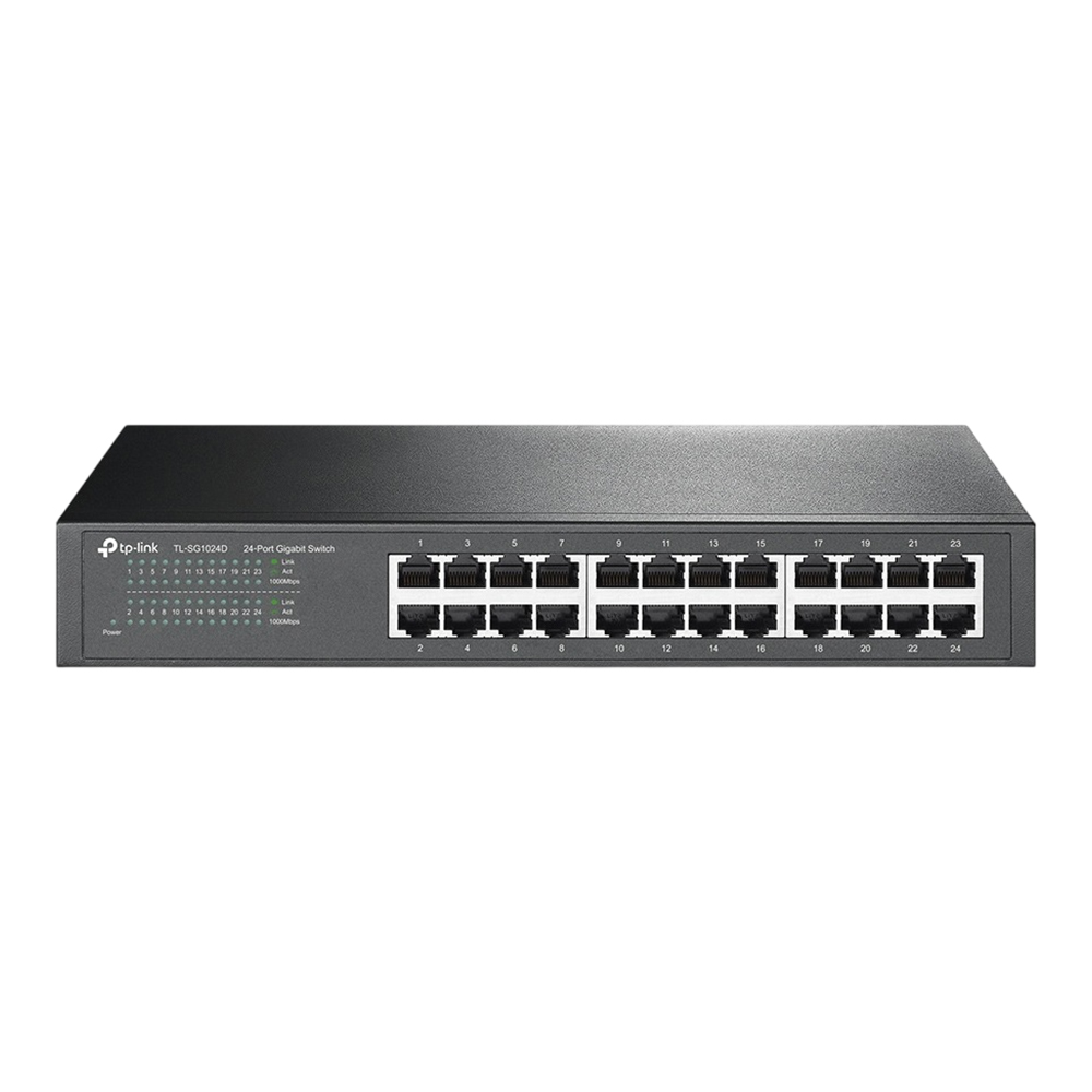 Gigabit Switching Hub 24 Port TP-LINK TL-SG1024D (11") thumbnail 2