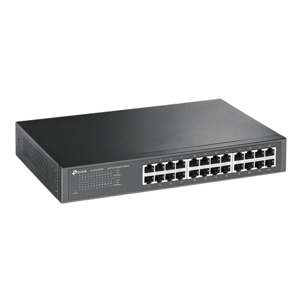 Gigabit Switching Hub 24 Port TP-LINK TL-SG1024D (11") thumbnail 4