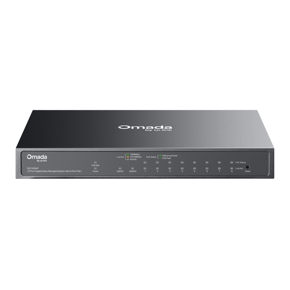 Gigabit Switching Hub 8 Port TP-LINK Omada ES210GMP (8'',8 PoE,+1 SFP) thumbnail 2