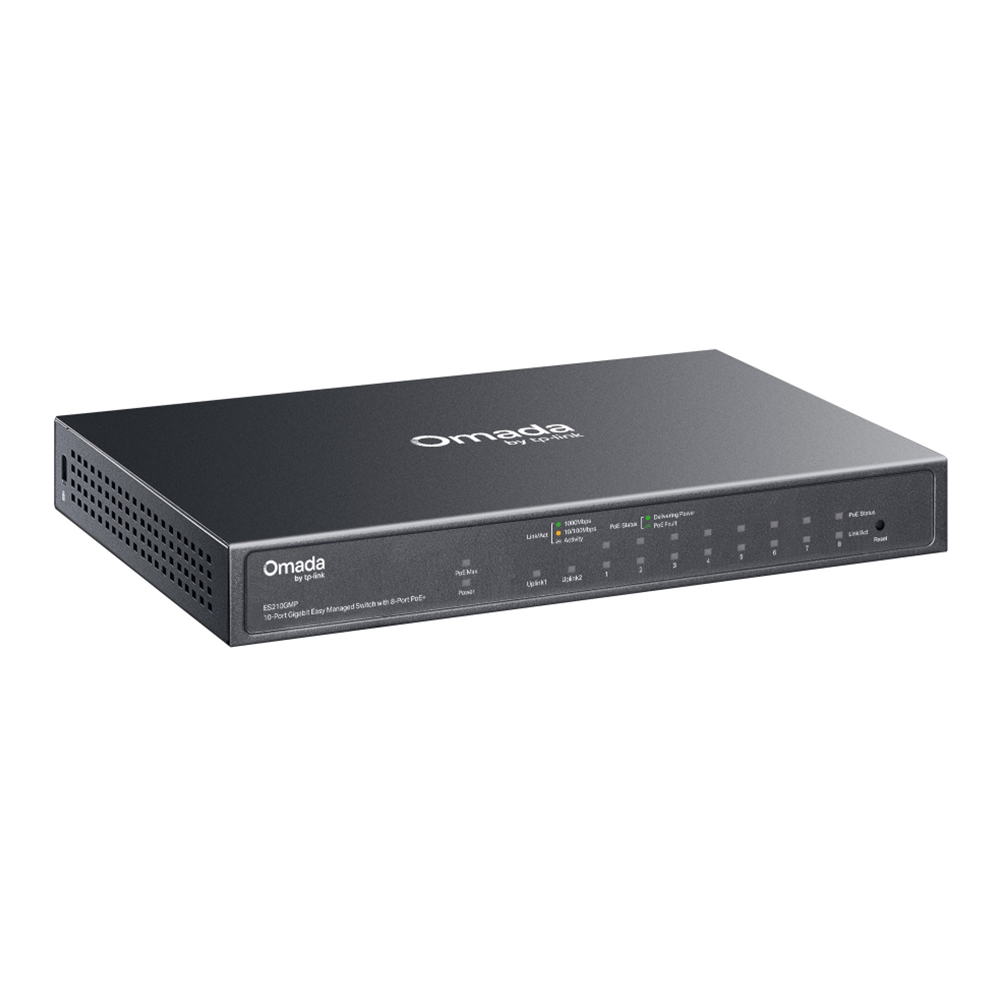 Gigabit Switching Hub 8 Port TP-LINK Omada ES210GMP (8'',8 PoE,+1 SFP) thumbnail 4