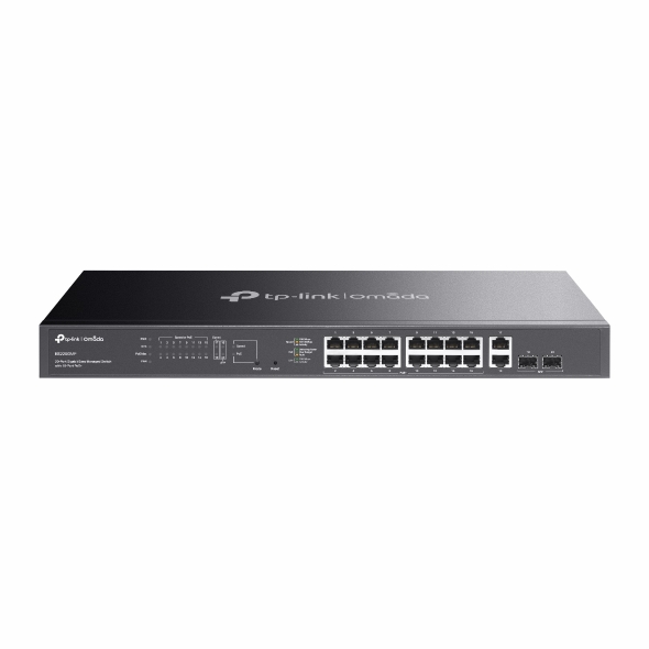 tp-link Gigabit Switching Hub TP-LINK TL-ES220GMP (17" 16 PoE + 2 RJ45 + 2 SFP) — product image 1