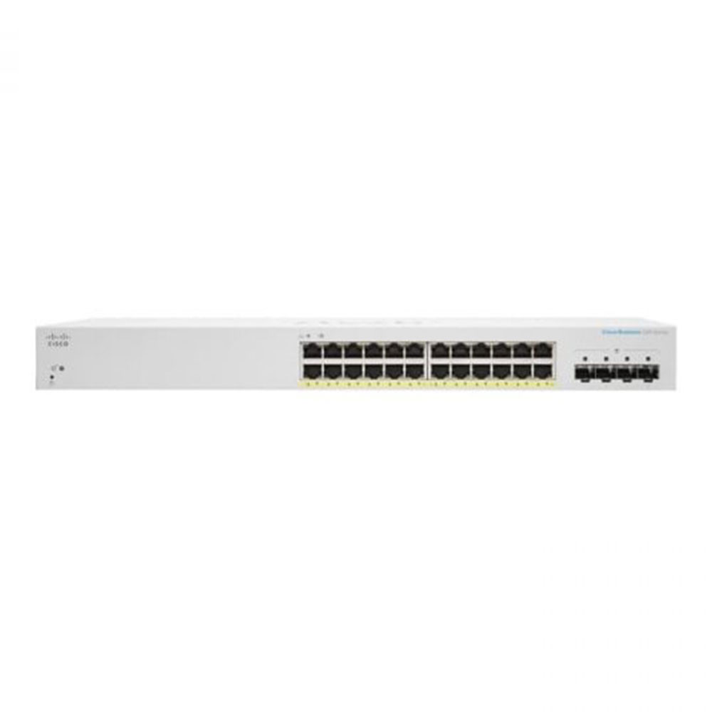 cisco Gigabit Switching Hub 24 Port CISCO CBS220-24FP-4G-EU (17'',+4 SFP) — product image 1