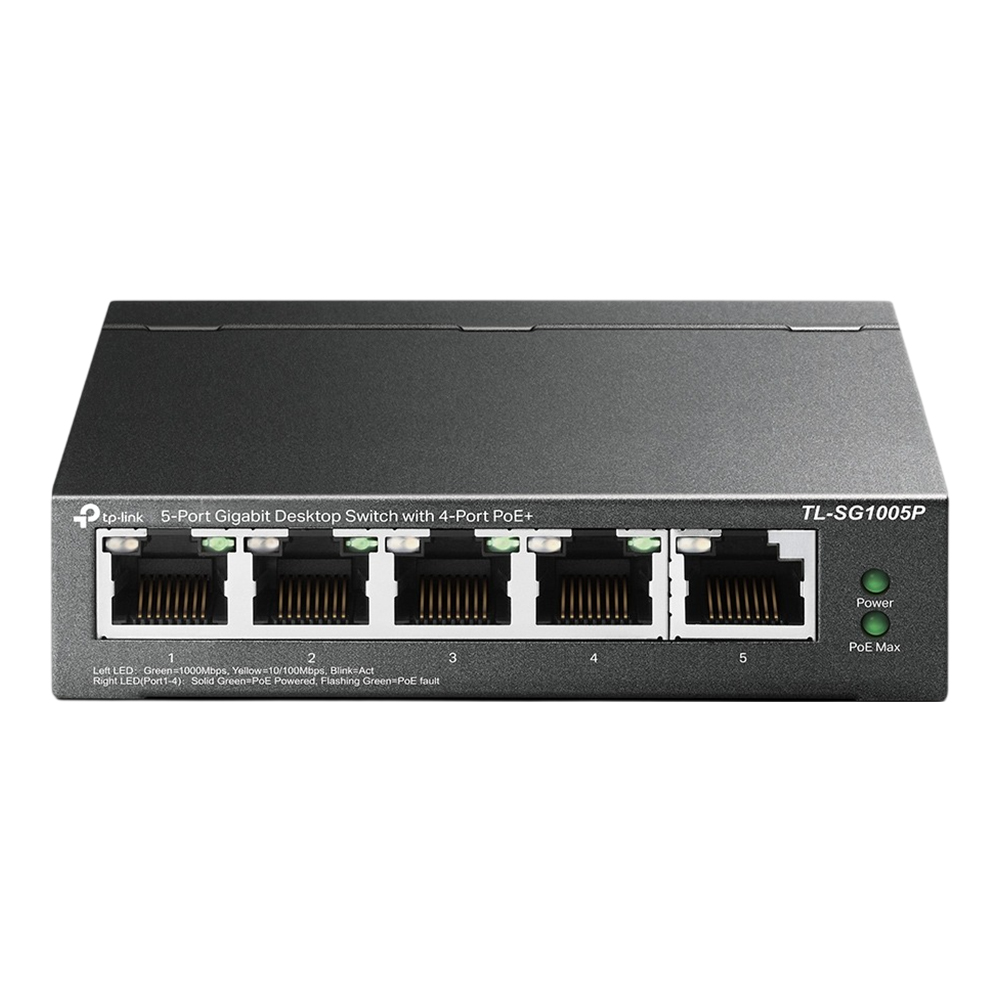 Gigabit Switching Hub 5 Port TP-LINK TL-SG1005P (5'',4 PoE) thumbnail 2