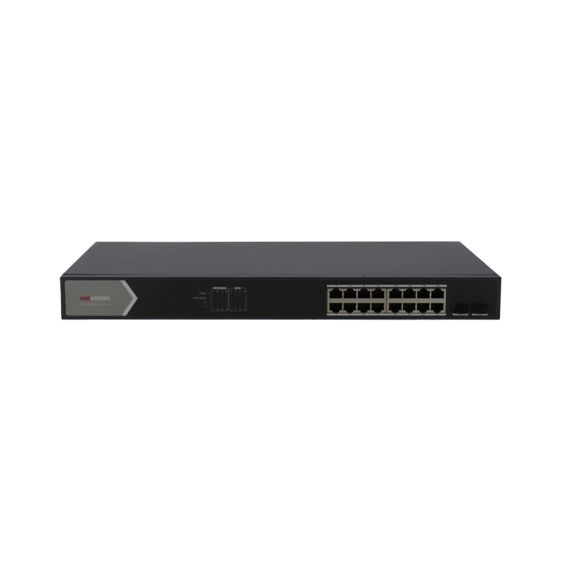 hikvision Gigabit Switching Hub 16 Port HIKVISION DS-3E1518P-SI (17'',16 PoE) — product image 1
