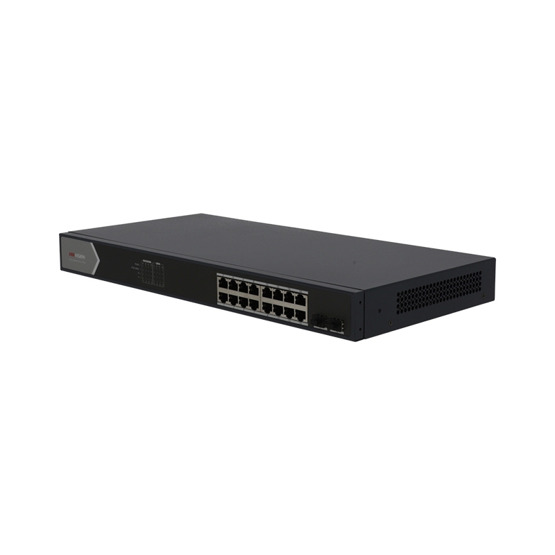 Gigabit Switching Hub 16 Port HIKVISION DS-3E1518P-SI (17'',16 PoE) thumbnail 2