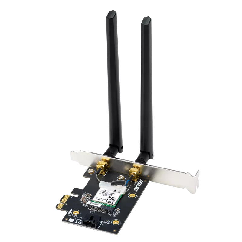 asus Wireless PCIe Adapter ASUS (PCE-BE6500 BULK) BE6500 WiFi 7 ไม่มีกล่อง — product image 1