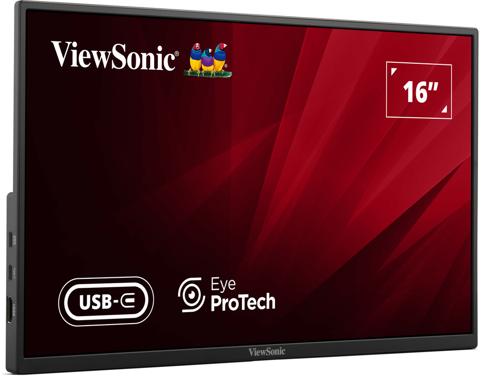 PORTABLE MONITOR 15.6'' VIEWSONIC VA1650 (IPS, HDMI, USB-C) 60Hz thumbnail 3