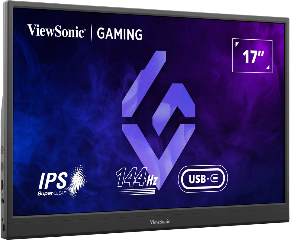 PORTABLE MONITOR 17.3'' VIEWSONIC VX1754 (IPS, USB-C, SPK) 144Hz thumbnail 2