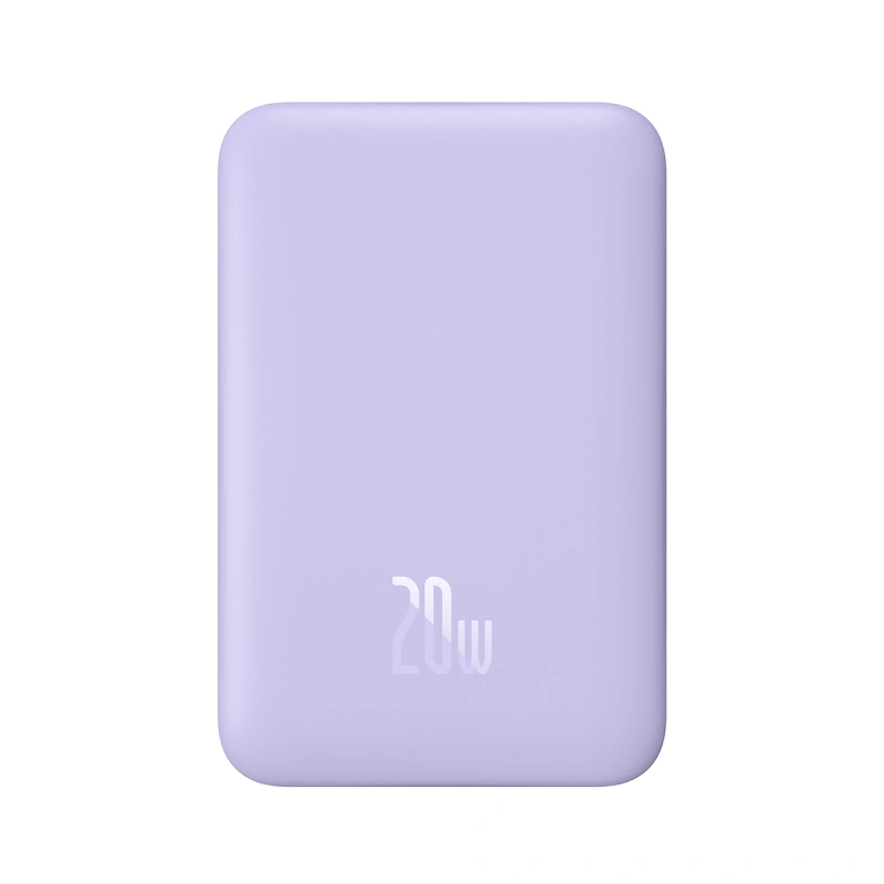 POWER BANK 10000 mAh BASEUS (22.5W,Magnetic Mini Air Wireless) Nebula Purple thumbnail 2