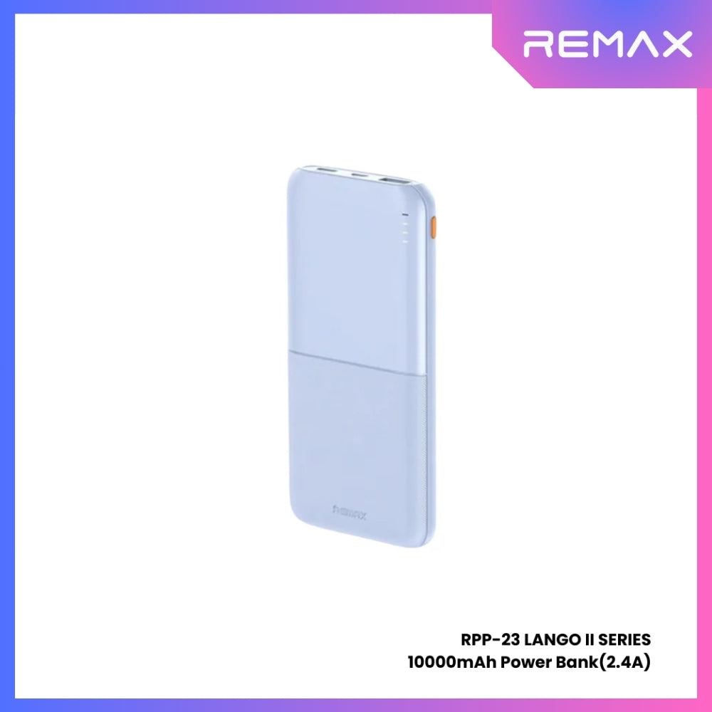 POWER BANK 10000 mAh REMAX (12W,RPP-23) Blue รองรับมาตรฐาน CCC thumbnail 3