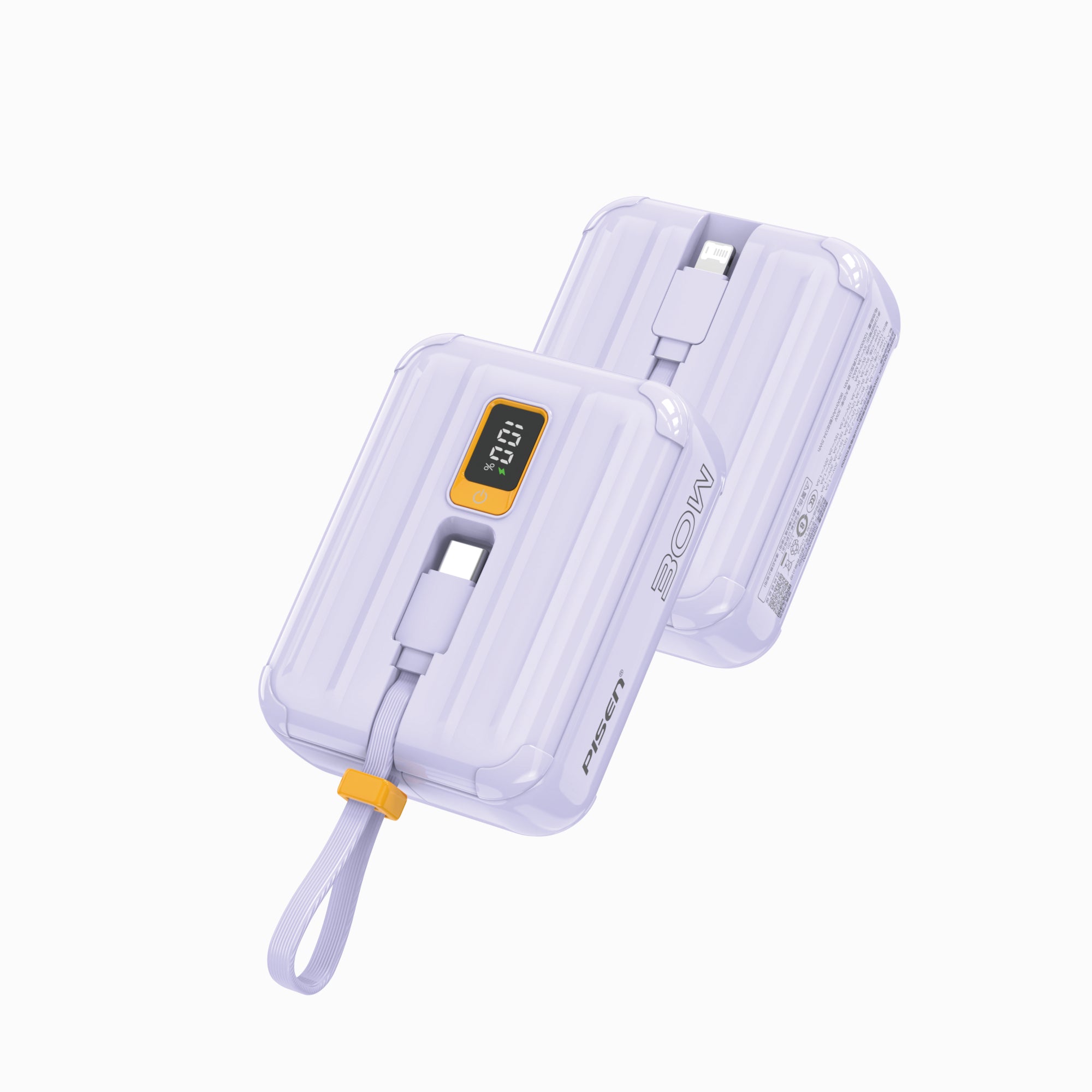 pisen POWER BANK 10000 mAh PISEN (30W,TS-D364) Purple รองรับมาตรฐาน CCC — product image 1