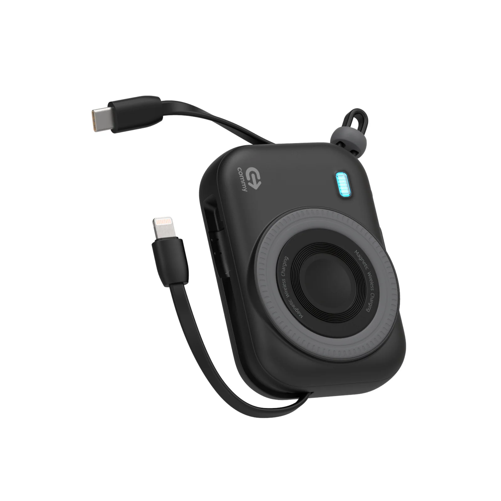 POWER BANK 10000 mAh COMMY (22.5W,PB-W001)Black thumbnail 2