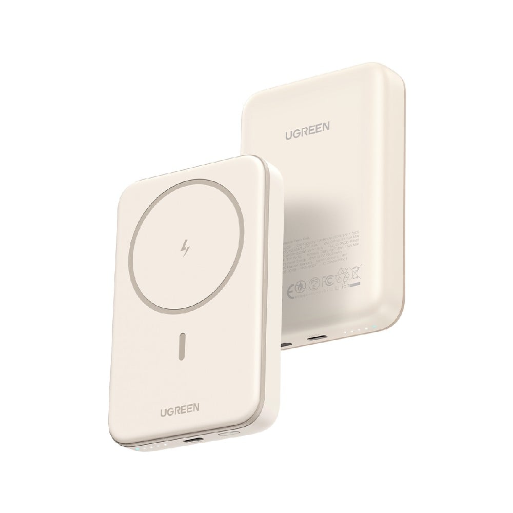 POWER BANK 10000 mAh UGREEN (20W,Magnetic,25208) White thumbnail 2