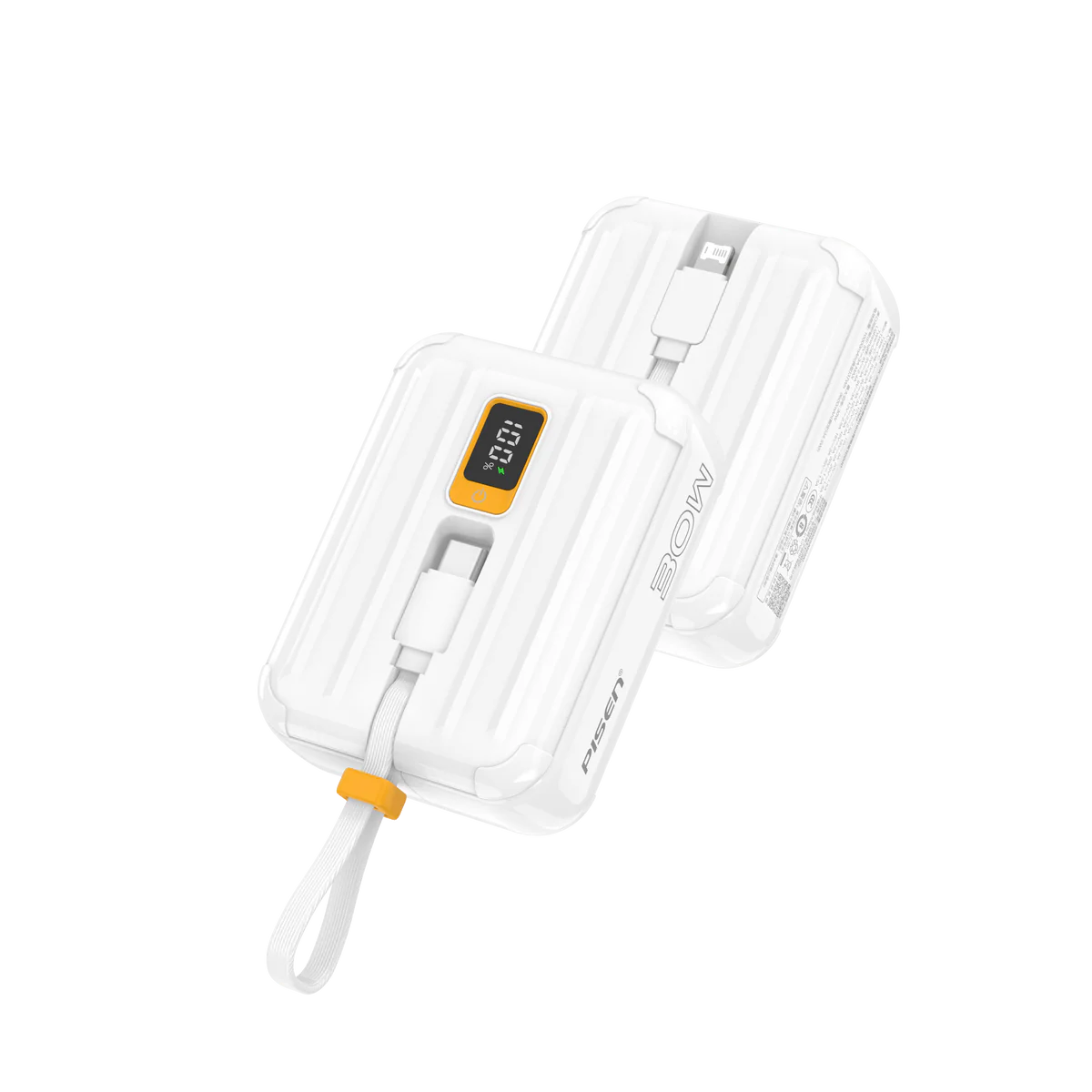 POWER BANK 10000 mAh PISEN (30W,TS-D364) White รองรับมาตรฐาน CCC thumbnail 2
