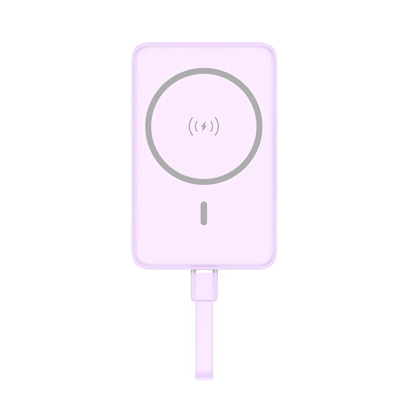 POWER BANK 10000 mAh PISEN PowerMag Magnetic (30W,TP-D113) Purple รองรับมาตรฐาน CCC thumbnail 2